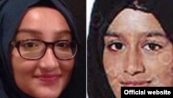 Kadiza Sultana (kiri) dan Shamima Begum dalam foto yang diperoleh Polisi Metro London saat meninggalkan keluarganya dan bergabung dengan ISIS tahun 2015. 