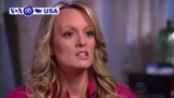 VOA60 America - Porn Star Says She Was Threatened to Stay Silent on Trump Affair