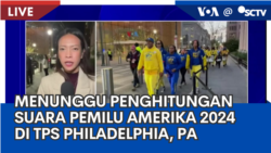 Laporan VOA untuk SCTV: Menunggu Penghitungan Suara Pemilu Amerika 2024 di TPS Philadelphia, PA