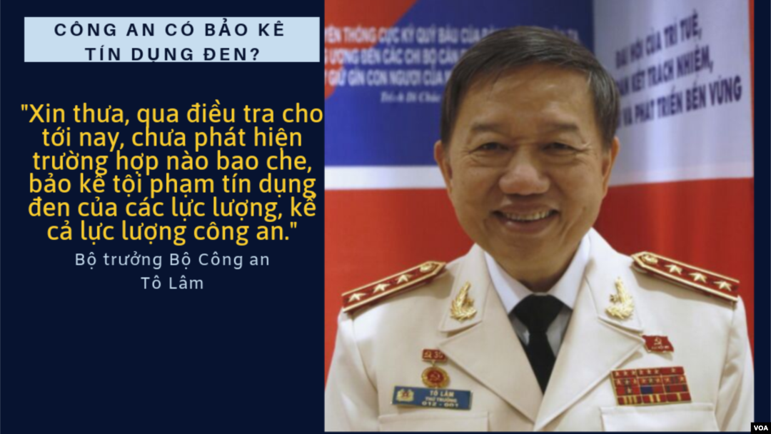 Bộ trưởng Tô Lâm thừa nhận tín dụng đen đang là vấn đề “bức xúc” của toàn xã hội.