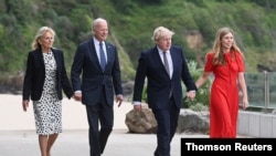 El presidente de EE.UU., Joe Biden, se reúne con el primer ministro británico, Boris Johnson, en el marco de la realización de la Cumbre del G-7, que reúne a las democracias más avanzadas del mundo.