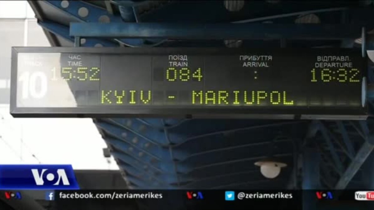Billedresultat for Treni i natÃ«s pÃ«rshkon UkrainÃ«n pÃ«r nÃ« Mariupol