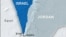 This map shows Eilat's location at the southern tip of Israel.