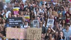 Manifestation contre Boris Johnson à Londres