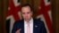 FILE - Then-Health Secretary Matt Hancock speaks at a press conference inside 10 Downing Street on further restrictions to be put in place because of the coronavirus pandemic, in London, Dec. 23, 2020.