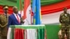 Le président burunais Pierre Nkurunziza à Bujumbura, le 20 août 2015.