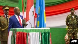 Le président burunais Pierre Nkurunziza à Bujumbura, le 20 août 2015.