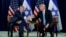 FILE - President Donald Trump shakes hands with Israeli Prime Minister Benjamin Netanyahu at the United Nations General Assembly, Sept. 26, 2018, at U.N. Headquarters.