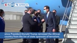 VOA60 Afrikaa - U.S. Treasury Secretary Steven Mnuchin arrived in Sudan