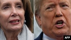 Liderka Predstavničkog doma Nancy Pelosi i predsjednik SAD Donald Trump