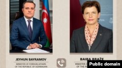 Azərbaycan və Latviya XİN başçıları arasınds telefon danışığı olub