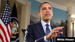 US President Barack Obama takes the weekly address, August 10, 2012.