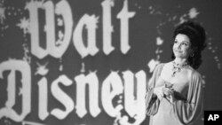 In this Jan. 3, 1978 file photo, actress Annette Funicello recalls moments when she played a "Mouseketeer" on ABC's first successful daytime television show, "The Mickey Mouse Club" in Los Angeles, while she was taping an ABC Silver Anniversary Celebration special, according to the Walt Disney Co.