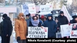 Protest u Otavi 1. februara 2025. (Courtesy/Nikola Kovačević)