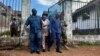Sierra Leone's Vice President Mohamed Juldeh Jalloh visits the central Pademba Road prison after gunmen attacked a military barracks and the prison, following which inmates escaped, in Freetown, Sierra Leone, on Nov. 27, 2023.