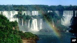 The Iguassu Falls in Brazil's Atlantic Rainforest. (file)