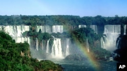 The Iguassu Falls in Brazil's Atlantic Rainforest. (file)