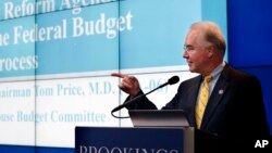 Anggota Kongres Tom Price, pilihan Presiden Trump untuk jabatan Menteri Kesehatan dan Layanan Kemanusiaan (foto: dok).