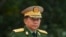 FILE - Myanmar's Chief Senior General Min Aung Hlaing, commander-in-chief of the Myanmar armed forces, arrives for a ceremony to mark the 71th anniversary of Martyrs' Day in Yangon on July 19, 2018.