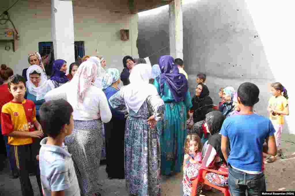 The town of Cizre in southteastern Turkey after weeklong curfew lifted