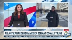 Laporan VOA untuk MetroTV: Pelantikan Presiden Amerika Serikat Donald Trump