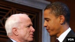 El acercamiento entre Obama y McCain se dio luego del ataque contra la legisladora demócrata Gabrielle Giffords en Arizona.