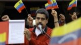 Prezida Nicolas Maduro wa Venezuela, ariko asigura k'urwandiko ruzoba rugize ibwirizwa shingiro rishasha.