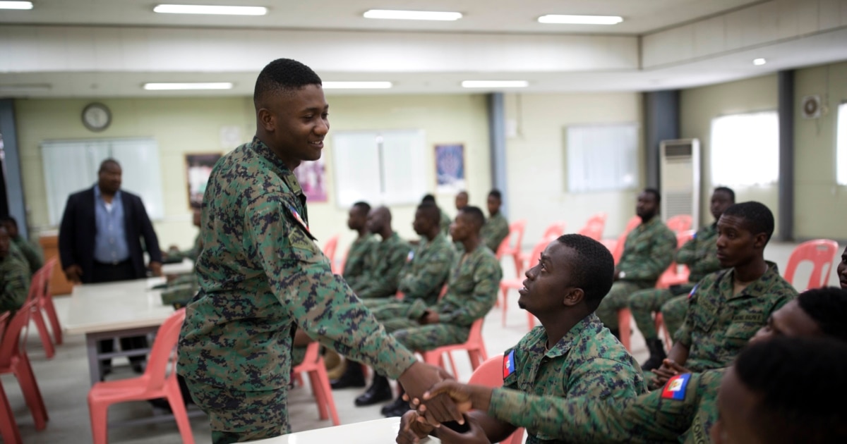 With End of UN Mission Ahead, Haiti Seeks to Revive Its Military