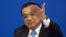 中國總理李克強在北京人大會堂召開的中歐企業家圓桌會議上講話。（2018年7月16日）