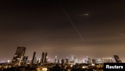 رهگیری یک موشک ایرانی در آسمان تل‌آویو