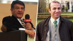  کامران قادری (راست) و مسعود مصاحب (چپ)، دو ایرانی–اتریشی زندانی در ایران 