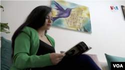 Haddy Argüello, emprendedora ecuatoriana, mentora de Vida-Sanación Púrpura. [Captura de pantalla de video de Néstor Aguilera]