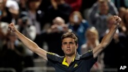 Gilles Simon menjadi petenis putra pertama yang mencapai babak perempat final Turnamen Tenis Dunia ABN AMRO (foto: Dok).