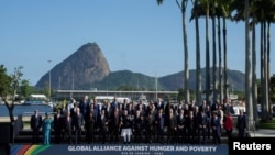 Shugabannin kasashen duniya a taron G20 - Rio de Janeiro, Brazil 2024