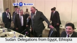 VOA60 Africa- Sudan: Delegations from Egypt, Ethiopia and Sudan met for a new round of talks about Ethiopian dam project