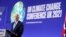 Tổng thống Mỹ Joe Biden phát biểu tại thượng đỉnh khí hậu Liên hiệp quốc (COP26) ở Glasgow, Scotland, Anh, ngày 2/11/2021.