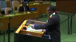 Zimbabwe President Delivers First UN Speech, Calls for UN Reform, End of Sanctions