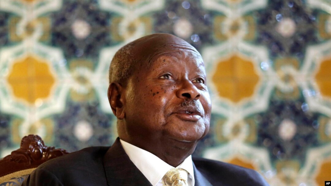 FILE - Ugandan President Yoweri Museveni.