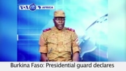 VOA60 Africa- Presidential guard of Burkina Faso declares coup- September 17, 2015