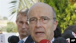 French Foreign Minister Alain Juppe (fle photo)