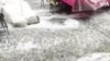 Heavy Hail Leaves Bolivian Town Covered in White