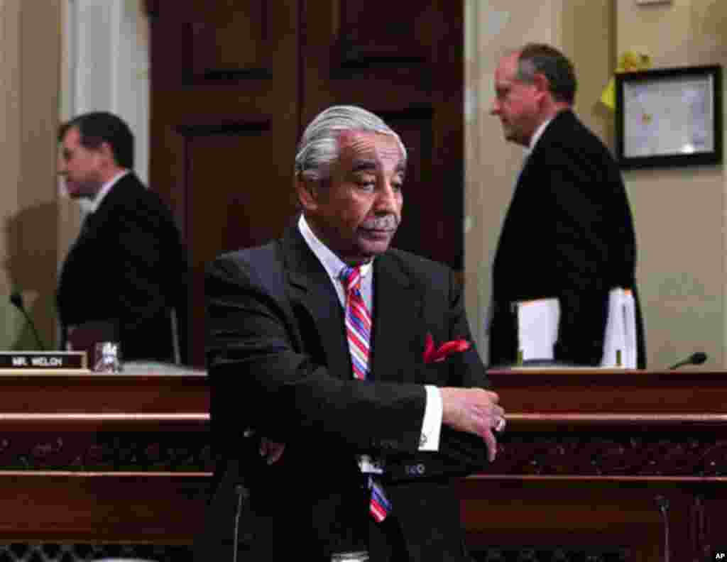 Nov. 15: Rep. Charlie Rangel, D-N.Y. is seen on Capitol Hill in Washington before the start of the House Committee on Standards of Official Conduct hearing, where he faces 13 separate counts of violating House ethics rules. (AP Photo/J. Scott Applewhite)