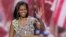 First lady Michelle Obama during a sound check at the Democratic National Convention, Charlotte, N.C., Sept. 3, 2012.