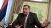 Milorad Dodik, Serb member of the Presidency of Bosnia and Herzegovina, speaks during an interview in his office in Banja Luka, November 11, 2021. (REUTERS/Dado Ruvic)