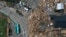 A view shows damages after floods caused by torrential rain, in Kumamura, Kumamoto Prefecture, southwestern Japan, July 8, 2020.