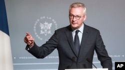 French Finance Minister Bruno Le Maire calls, June 18, 2020, the withdrawal of the Trump administration from negotiations on a major digital services tax a “provocation.” 