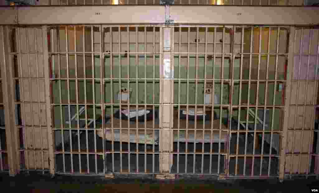 Recreating cells ready for new inmates on Alcatraz.