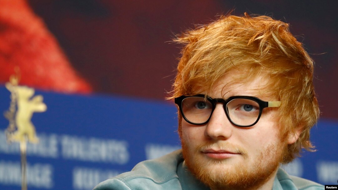 Ed Sheeran saat menghadiri Berlinale International Film Festival ke-68 di Berlin, Jerman, 23 Februari 2018. (Foto: dok)