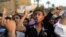 Protesters take part in a demonstration at Tahrir square in Cairo June 15, 2012.
