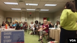 Seventy-five women attended the September "Women Can Run" conference in Tallahassee, Florida. They could choose from workshops geared toward two types of campaigns: those who have announced for office and those still considering a candidacy. (C. Presutt